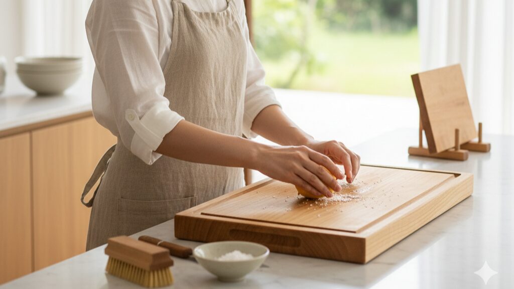 木製まな板　お手入れ方法