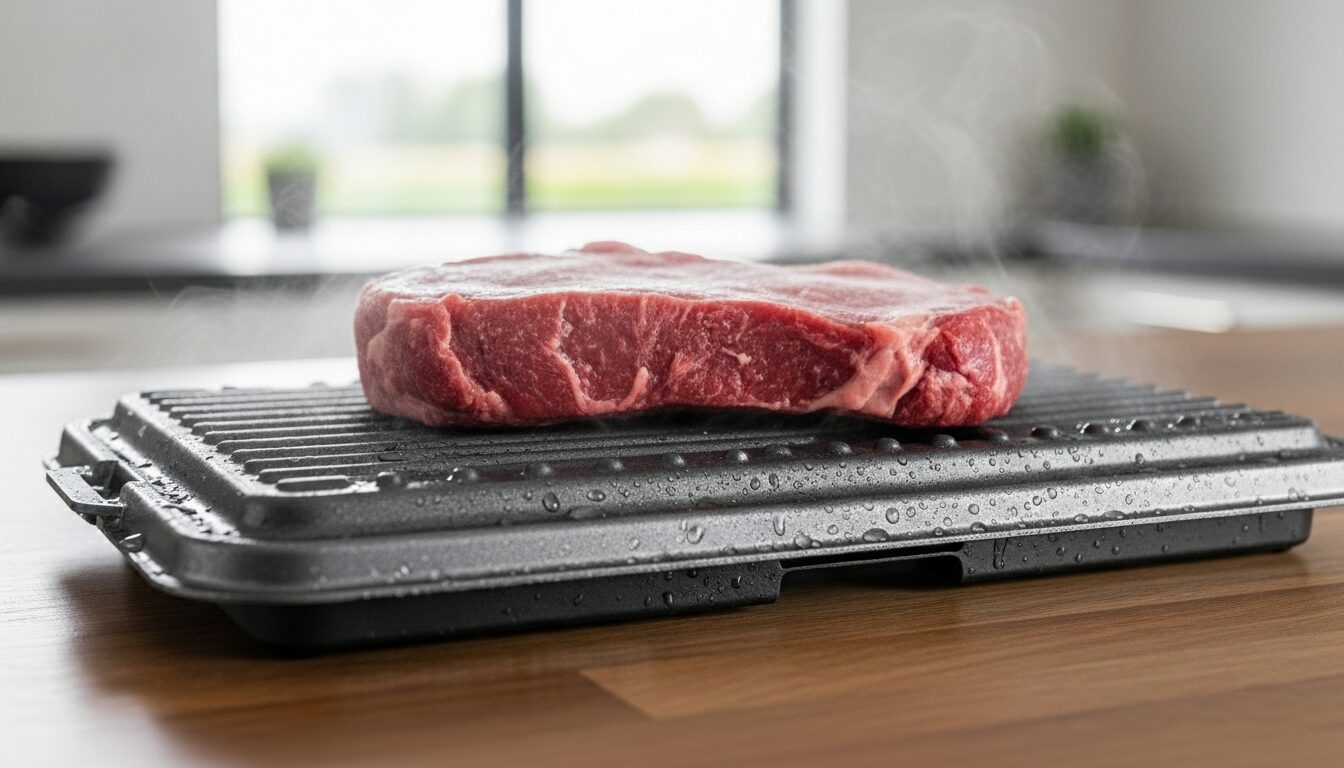 解凍プレート付きまな板