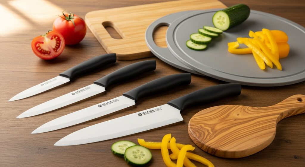 軽量で金属臭がしないセラミック