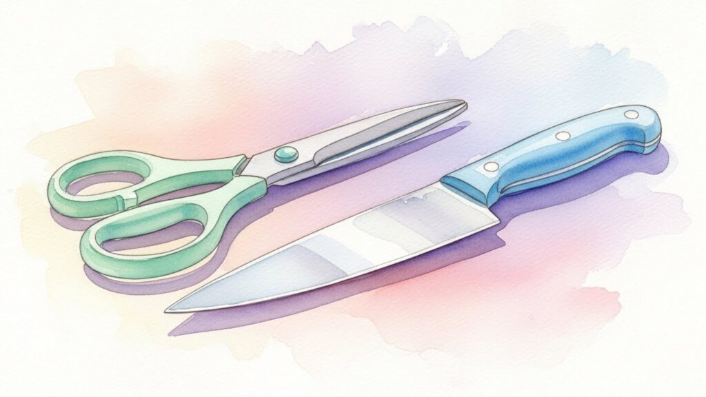 savaqのキッチンバサミが錆びるのを防ぐコツ