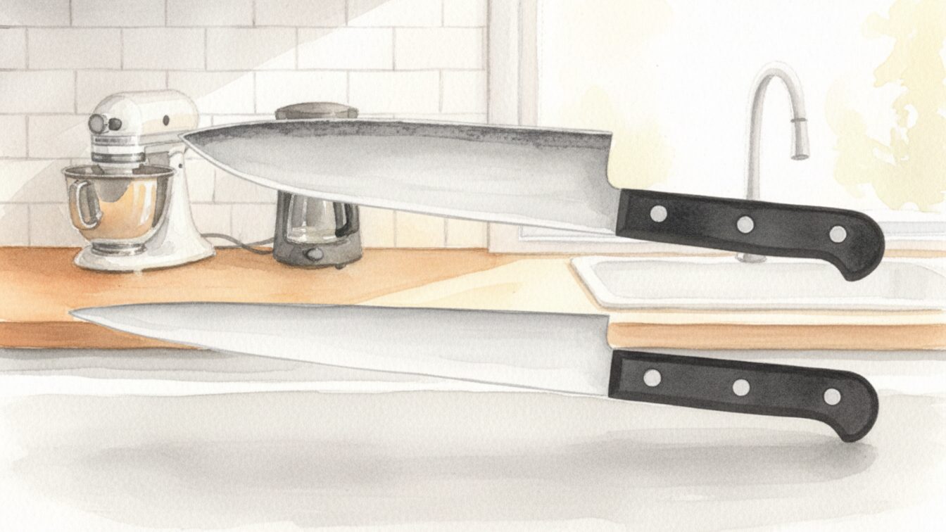 三徳包丁と牛刀の違いを徹底比較！最初の一本におすすめはどっち？