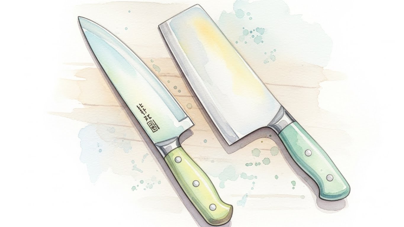 菜切包丁と中華包丁の違いは？特徴や用途での選び方を徹底比較