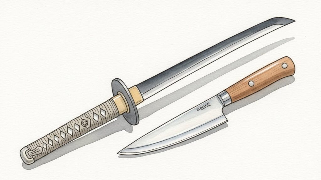 現代における日本刀と包丁との関わり