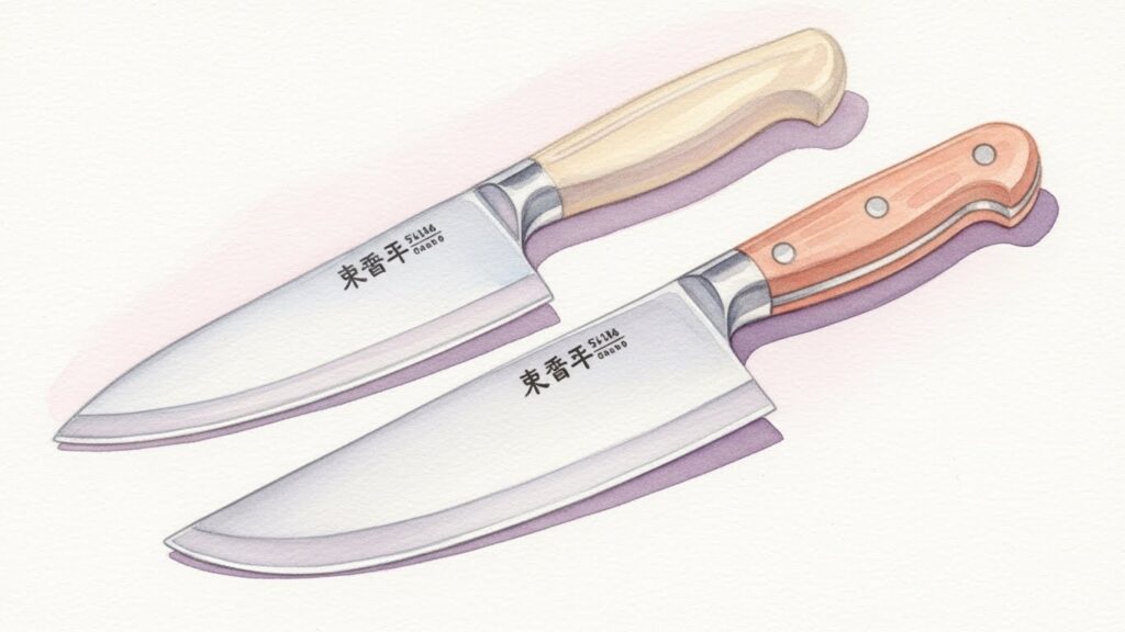 刃の材質と日頃の研ぎ方