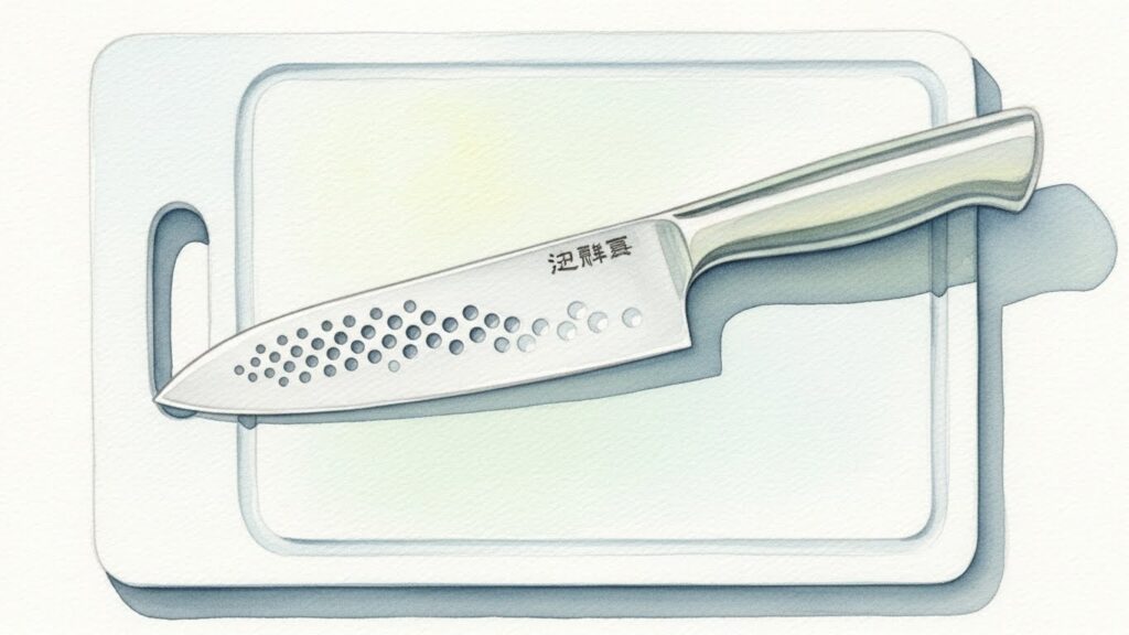 暁里のデザインと持ち手の形状