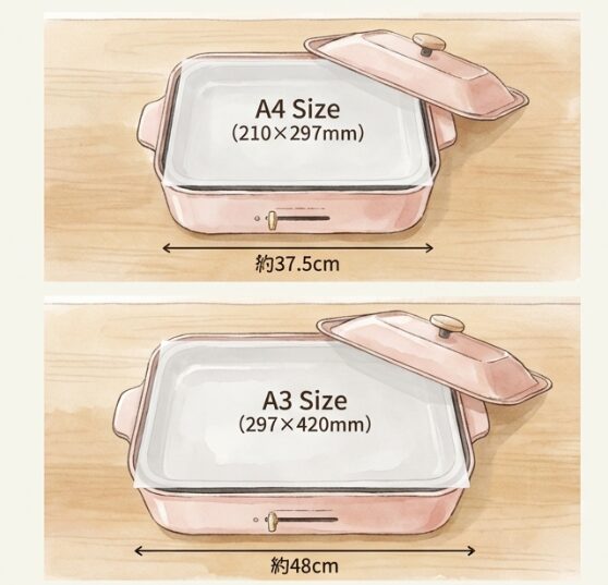 グランデサイズとコンパクトの大きさを徹底比較してみた