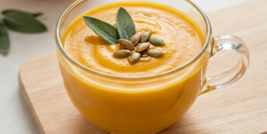 人気の濃厚かぼちゃポタージュ