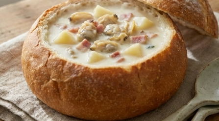 魚介香るクラムチャウダー