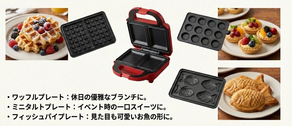 プレートを使い分ける楽しみ方