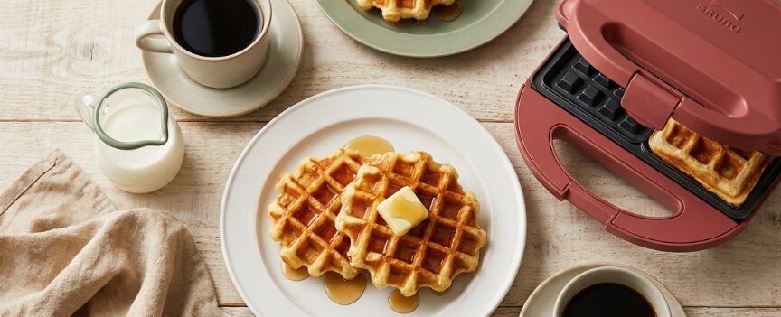 ブルーノのホットサンドメーカーでワッフル！レシピや焼き方も解説