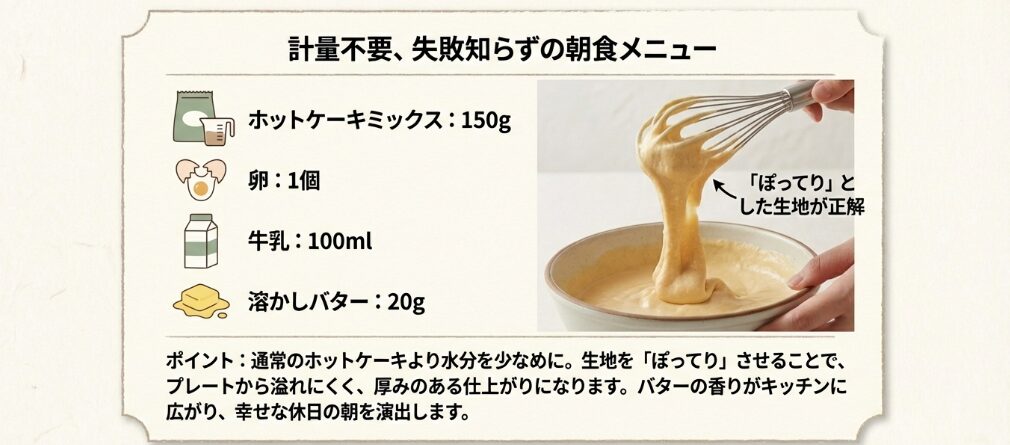 ホットケーキミックスで簡単レシピ