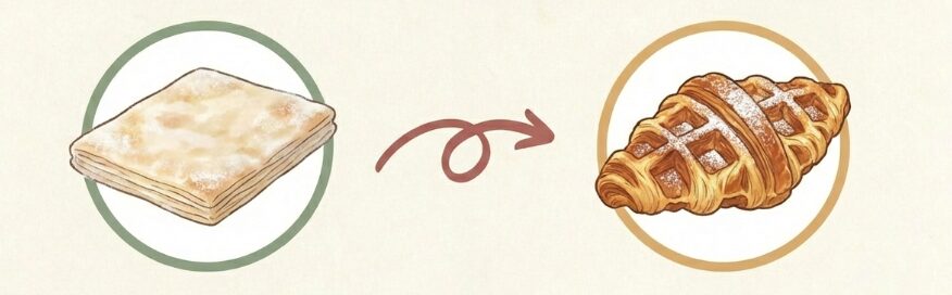 冷凍パイシートでクロッフルも