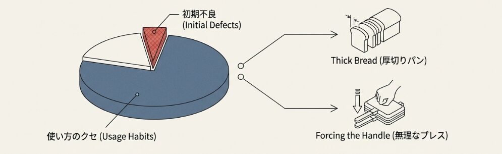 悪い口コミから見える耐久性のリアル