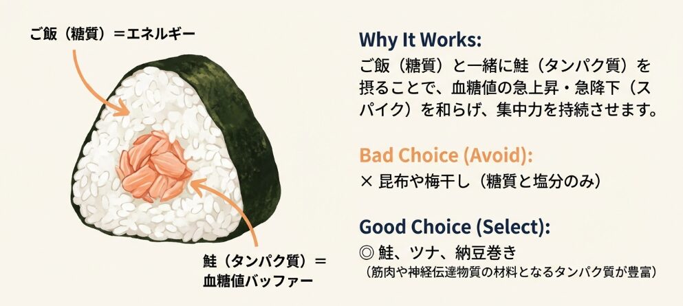 「鮭おにぎり」が最強の頭脳食である理由