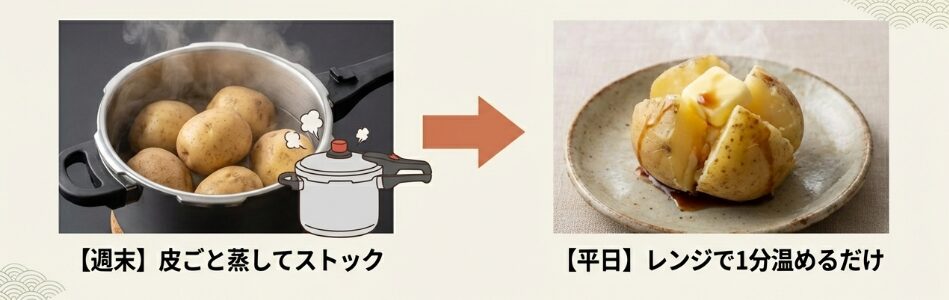 絶品ほくほくじゃがバター