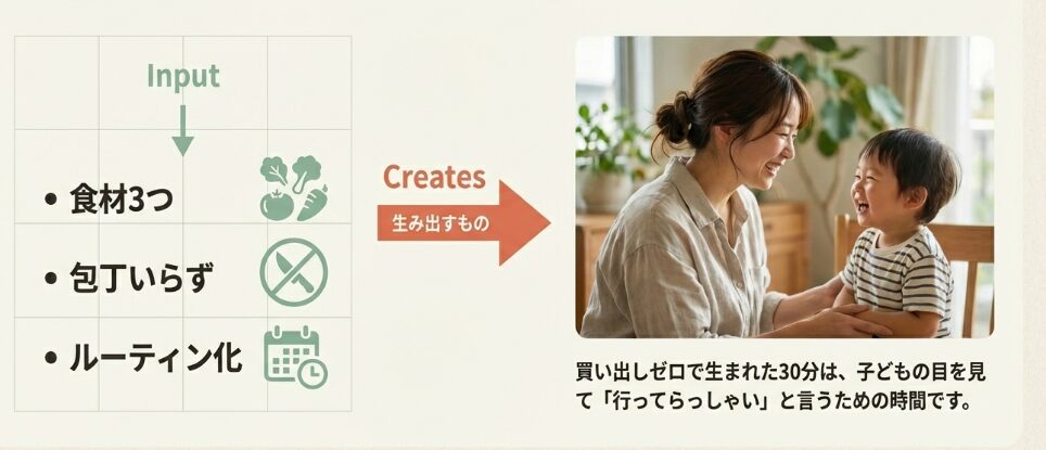 なぜ「材料3つ」なのか?