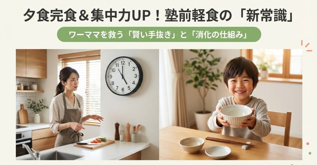 夕食残す…を回避！