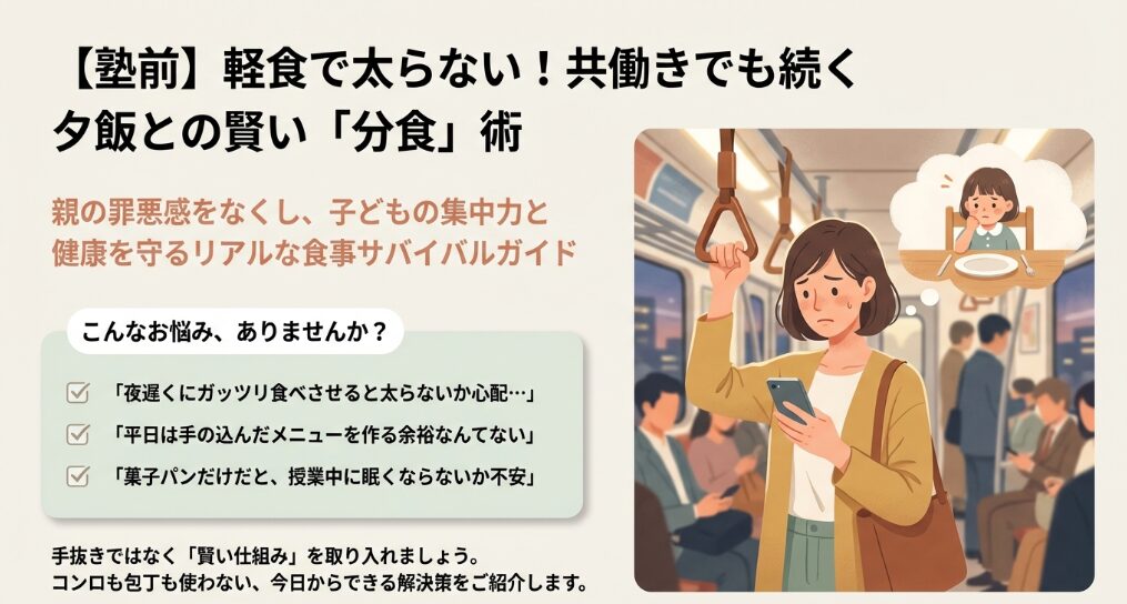 【塾前】軽食で太らない！