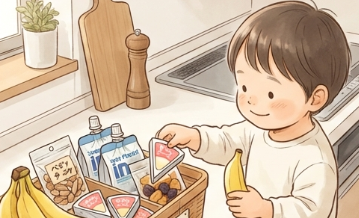 子供が自分で準備できる常温&冷蔵ストック