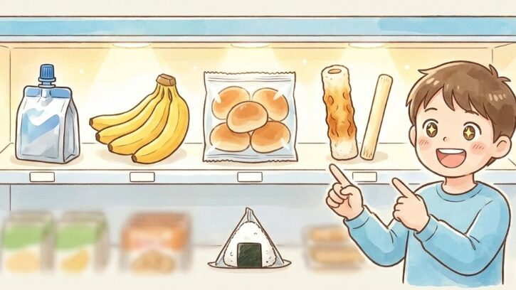 小学生の塾前軽食におすすめ!コンビニ商品5選
