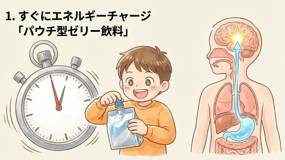 パウチ型ゼリー飲料