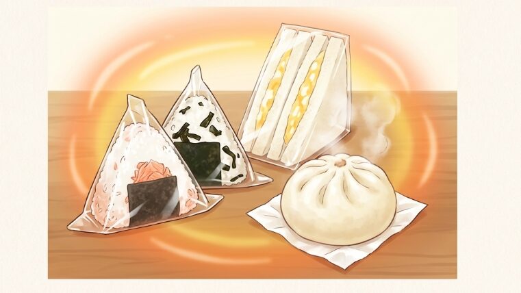 腹持ち抜群!主食系(おにぎり・パンなど)