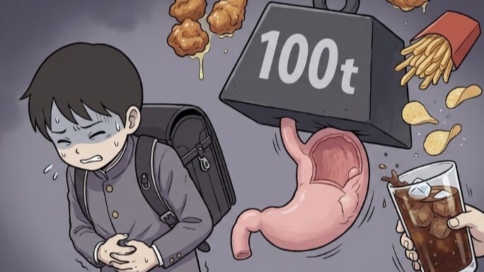 消化に負担がかかるもの・脂っこいものは避ける