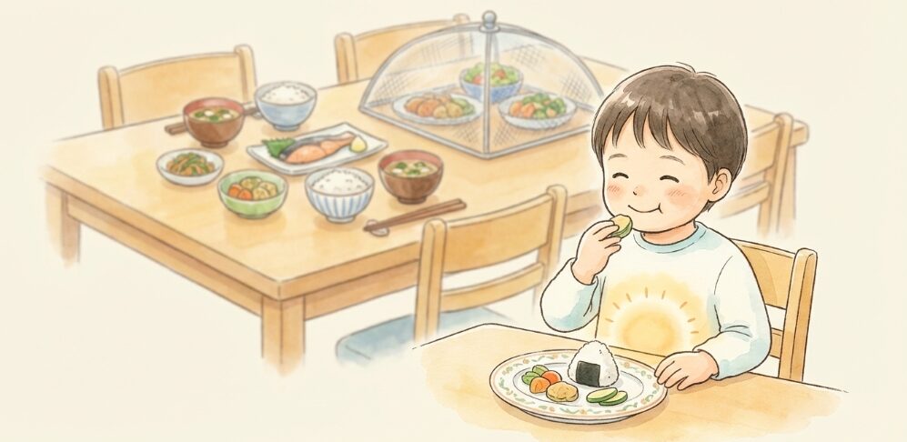 帰宅後の夕食問題もクリア！「細かな量調整」で子どもの胃腸を守る