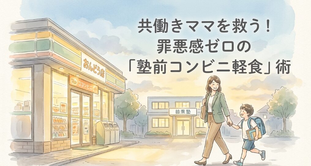 塾前軽食はコンビニ活用で時短！