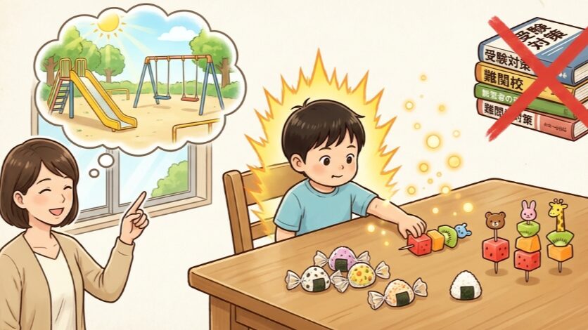 緊張している子には「リラックス・一口サイズ」