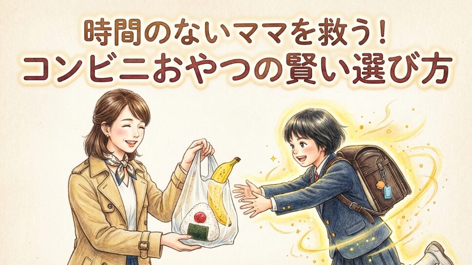 部活前のおやつ選び！