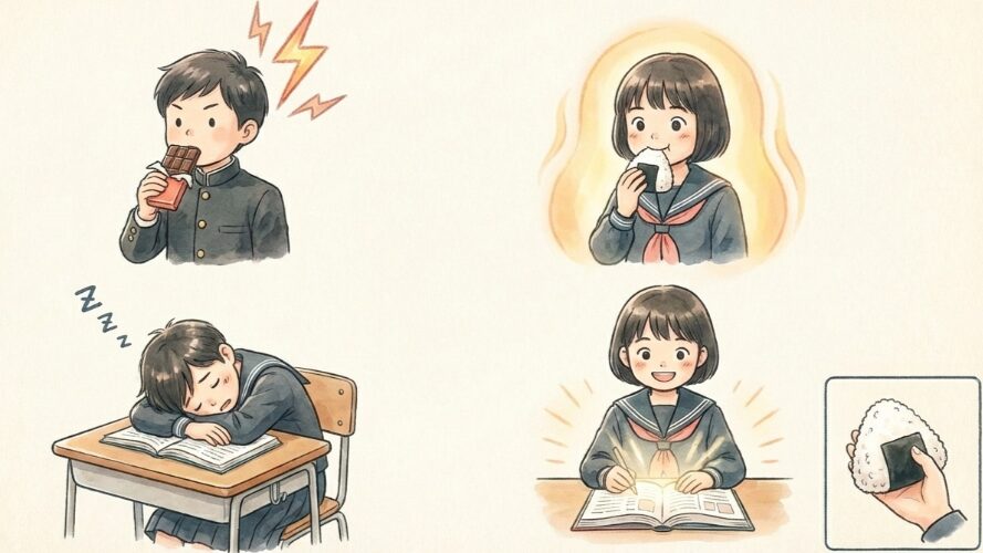 なぜ「おにぎり」が塾前軽食に最適なのか