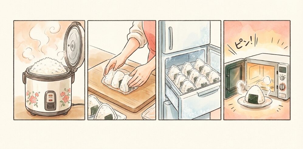 冷凍・作り置きをフル活用!