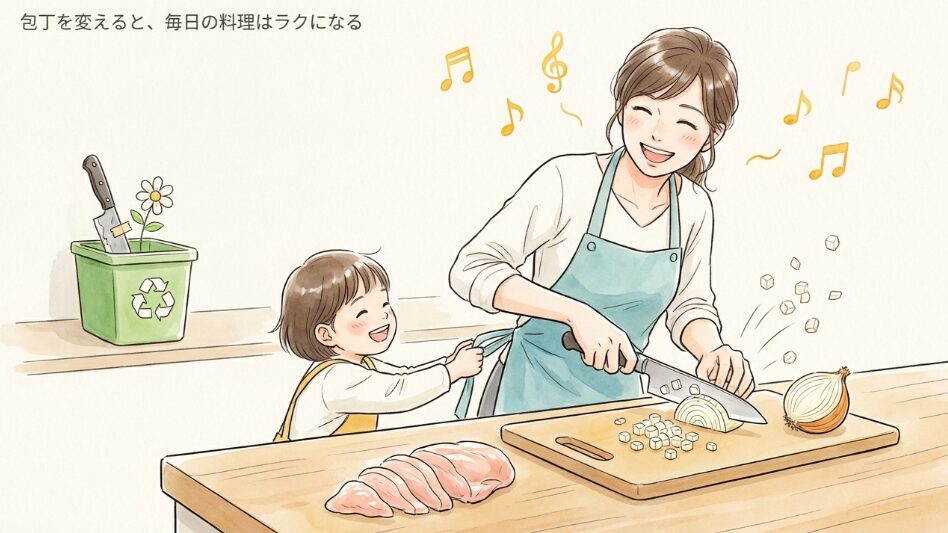 包丁を変えると、毎日の料理はラクになる