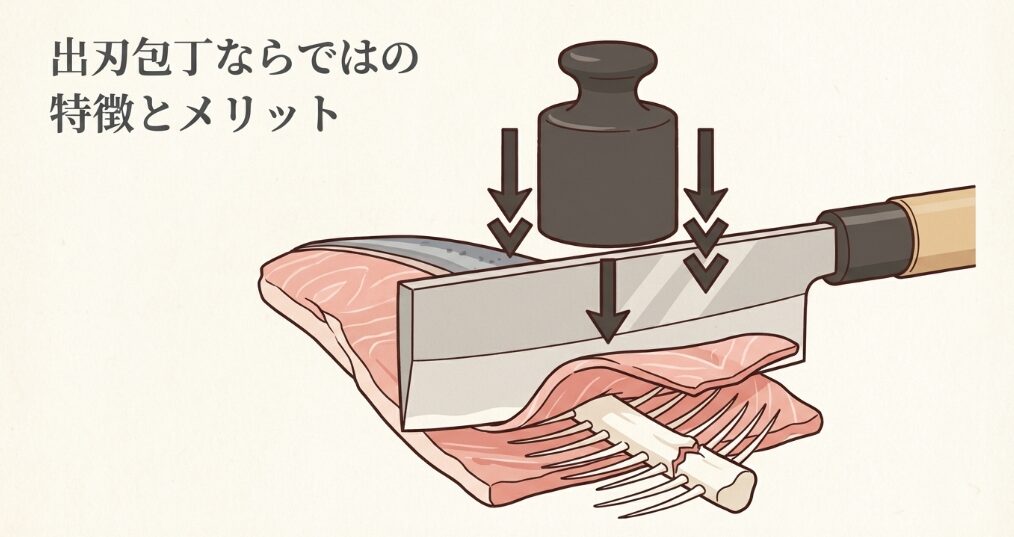 出刃包丁ならではの特徴とメリット