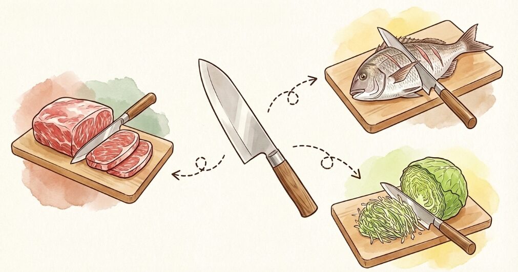 初心者が扱いやすい三徳などの種類