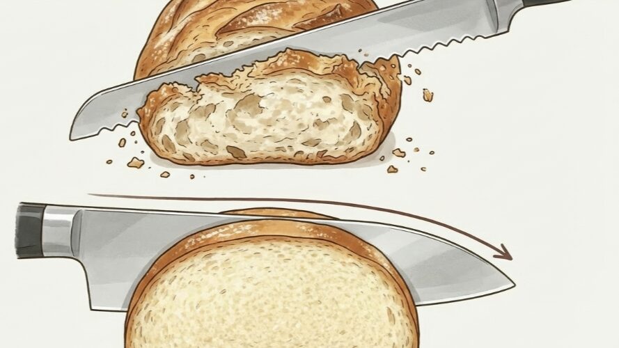 波刃に負けない三徳包丁の活用法