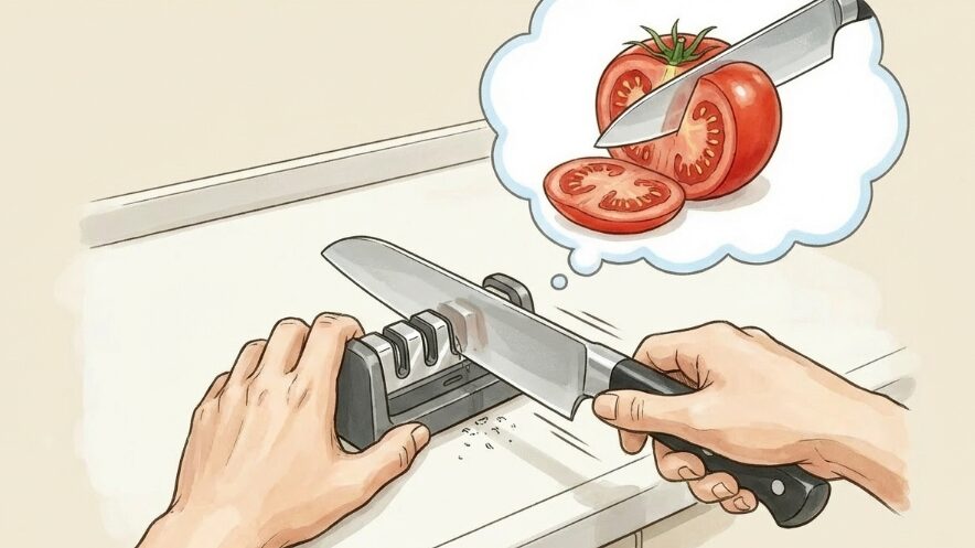 切れ味を保つための簡単な研ぎ方