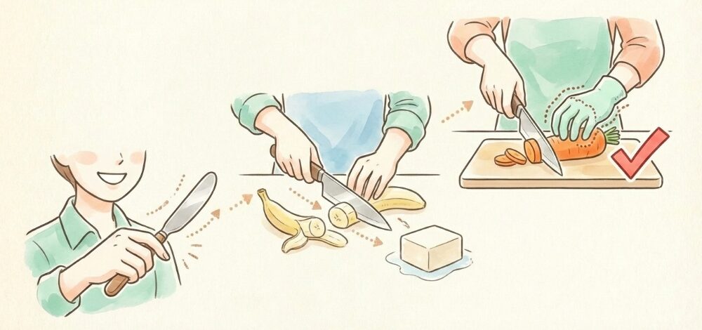 包丁が怖い人向けの克服と対処法