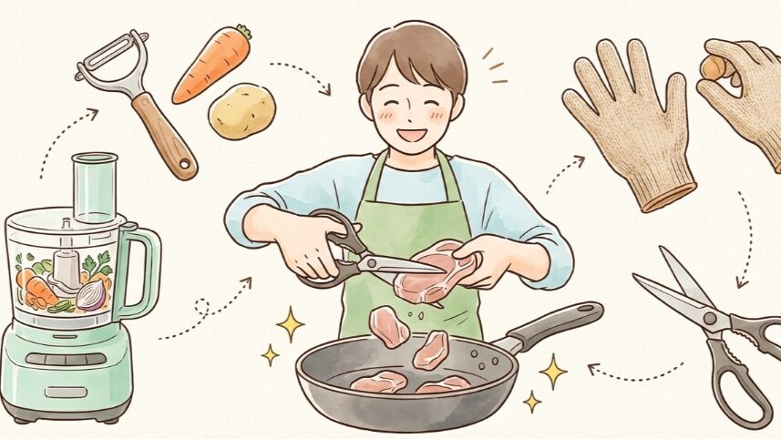 スライサーや便利グッズの活用