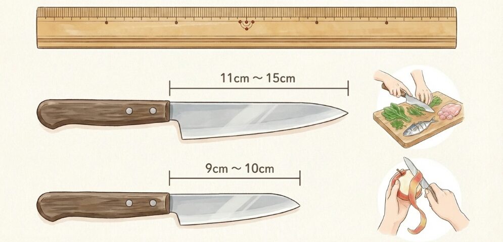 刃渡りの長さと扱いやすさ