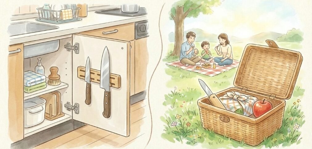 安全な収納方法と持ち運び