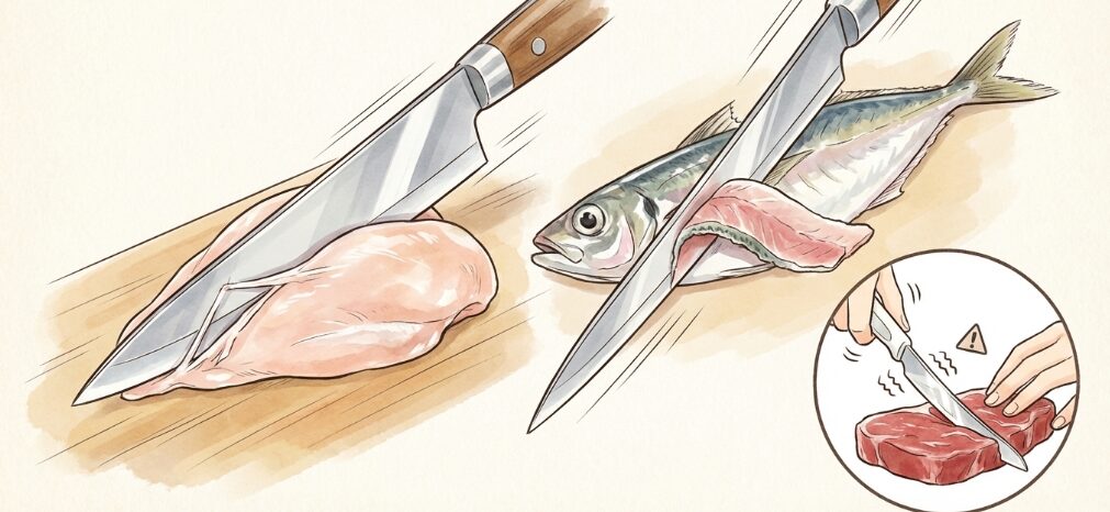 肉や魚の調理に向いているのは