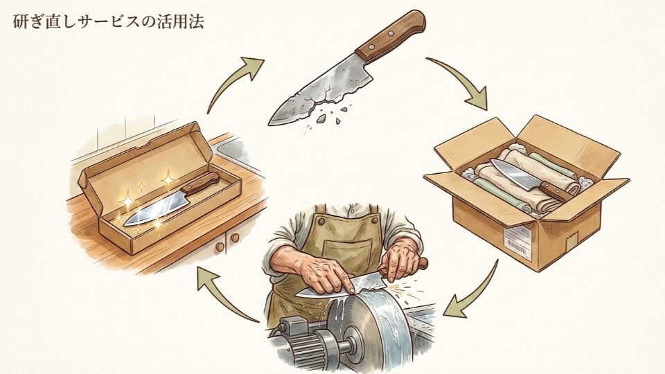 研ぎ直しサービスの活用法