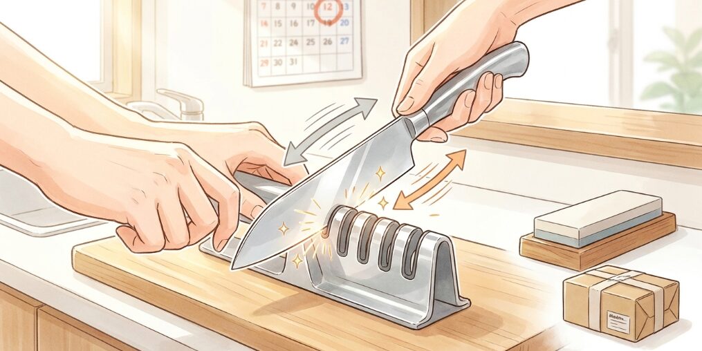 週末5分でOK。プロ並みの切れ味を保つシンプルなお手入れ術