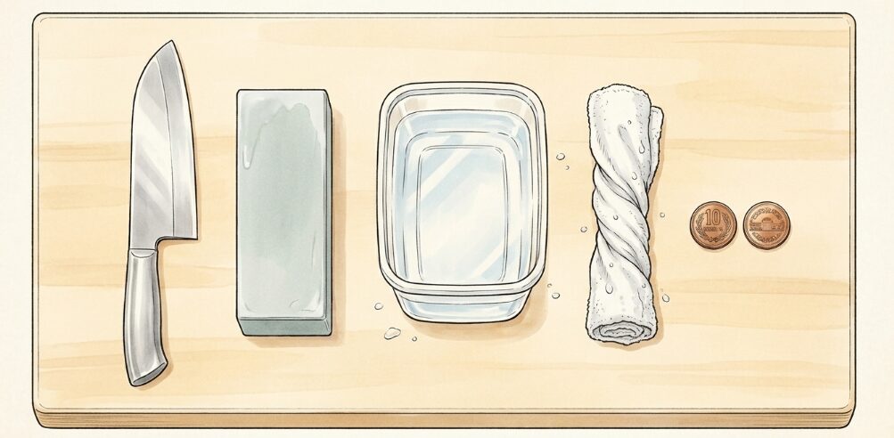 100均の砥石を使った正しい研ぎ方とコツ