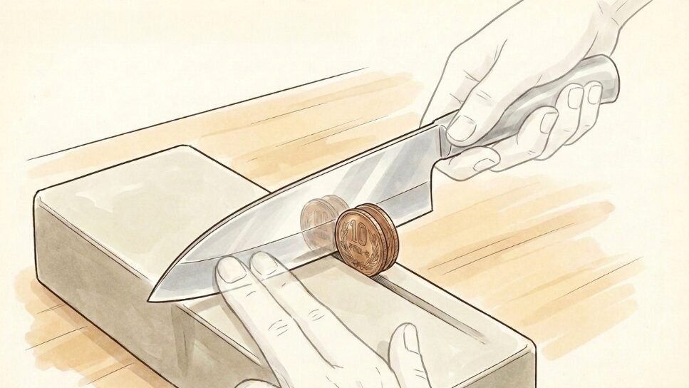 包丁の角度を保つ使い方のポイント