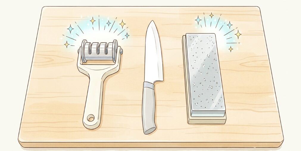 セラミック包丁の研ぎ方と基本手順