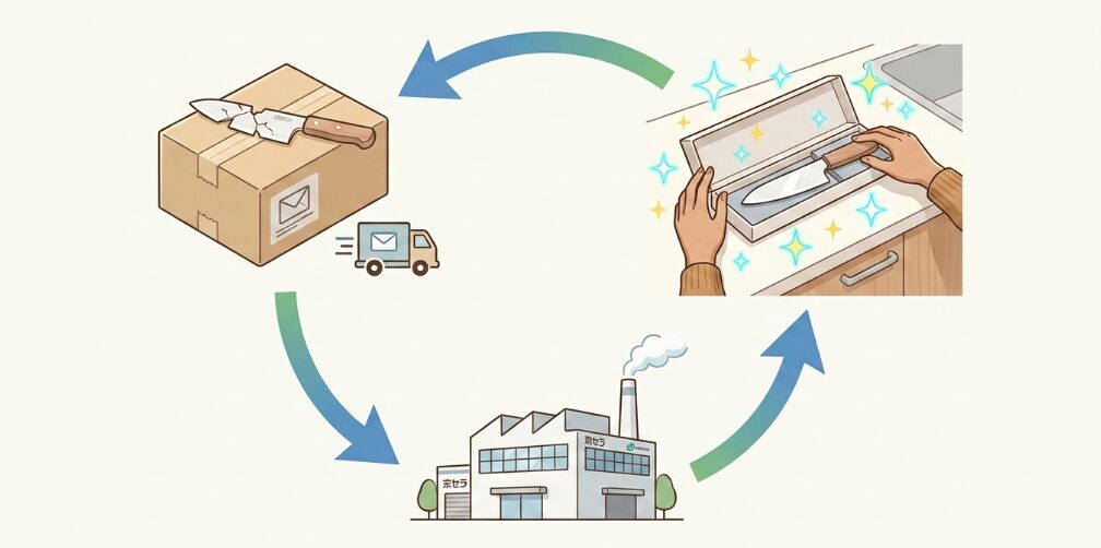メーカーの研ぎ直しサービス