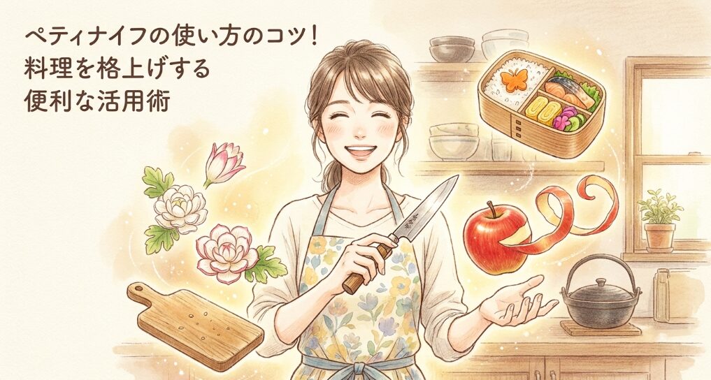 ペティナイフの使い方のコツ